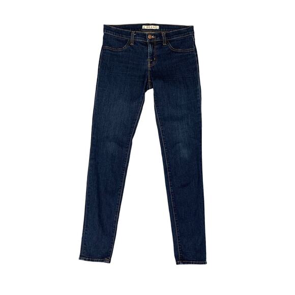 J Brand Leggings Womens 28 Blue Denim Starless Ankle Skinny Stretch Jeggings - Picture 1 of 11